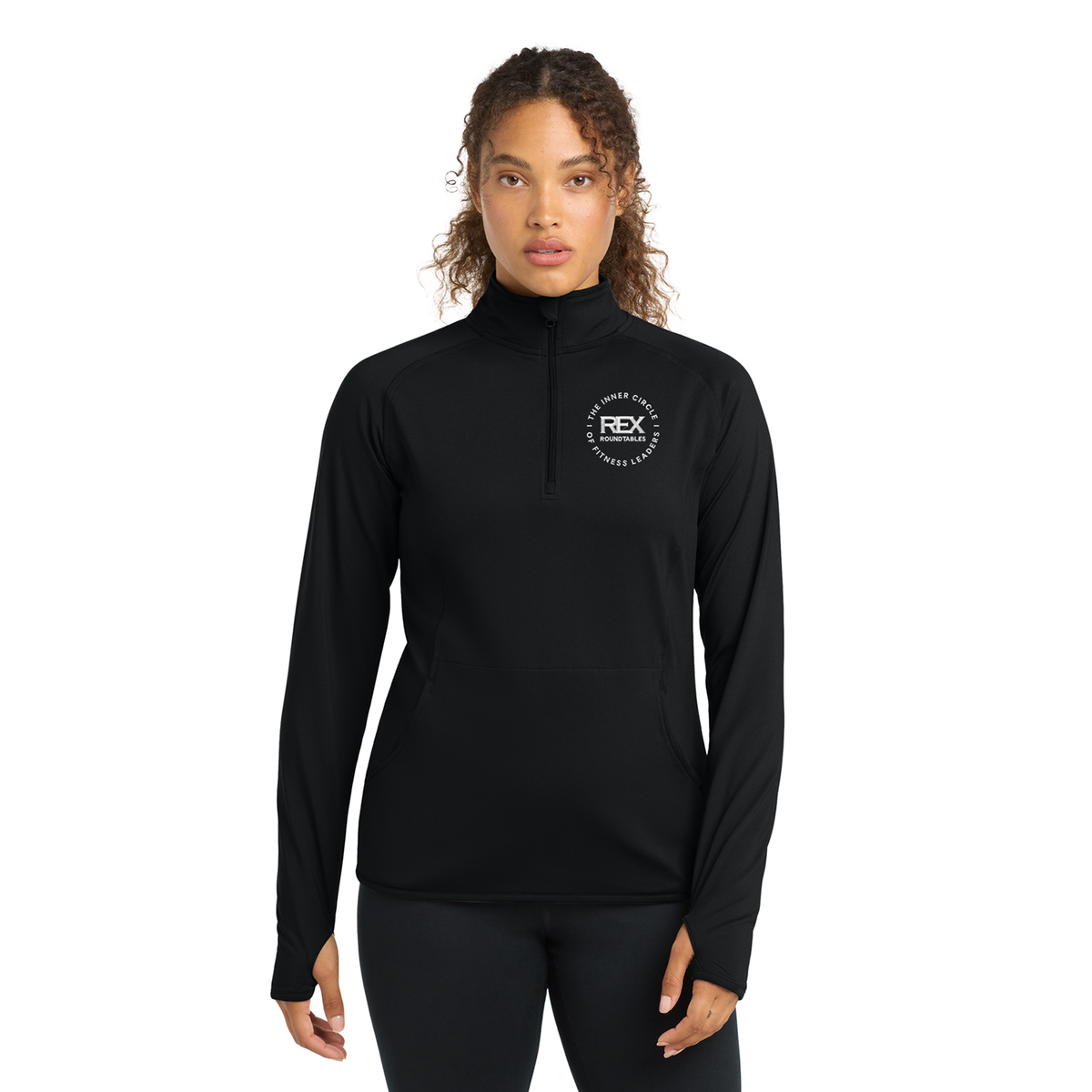 Sport-Tek Ladies Sport-Wick 1/2-Zip Pullover